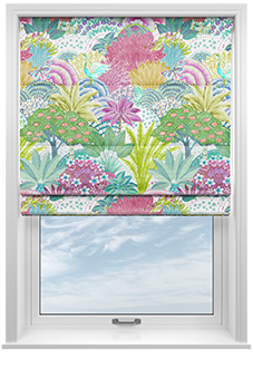 Kolkata Velvet, Summer Dream - Twist&Fit Roman Blind